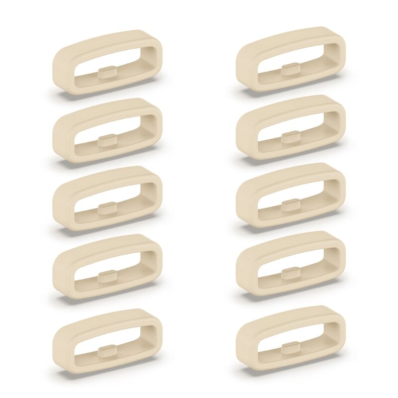 18/20/22mm Silicone Fastener Ring Wristband Keeper Replacement Accessories Belt  Smartwatch Strap Retainer Holder