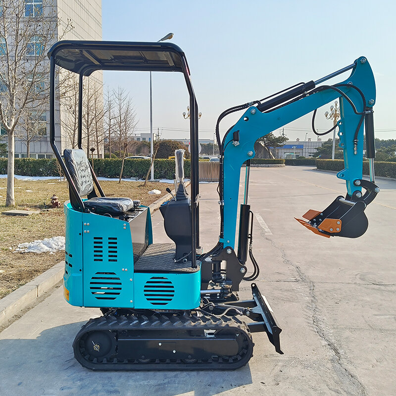 China compact mini excavators 1.2 ton prices smallest mini digger with thumb bucket