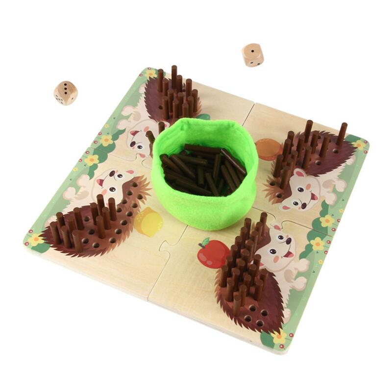 Hedgehog Game Early Education Montessori for Activity Counting Sorting