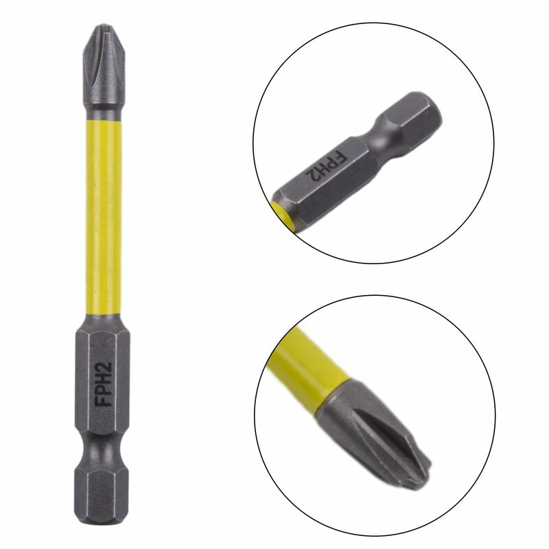 2Pcs FPH2 Screwdriver Bit With Magnetizer 65 110mm Magnetic Slotted Cross Head Special For Electrician Repairing Tools Parts