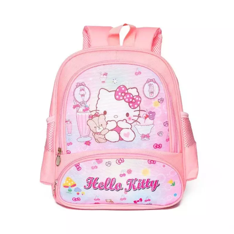 Anime Cartoon Hello Kitty Children's SchoolBag Backpack Satchel for Boys and Girls Students Kindergarten Outdoor Leisure Sports