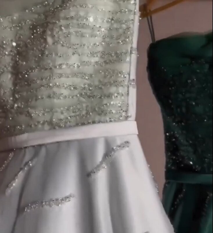 Bajkowa elegancka zielona suknie balowe syrenka dubajska suknia wieczorowa dla kobiety suknie na imprezy urodzinowe ślubna arabska długa suknia wizytowa