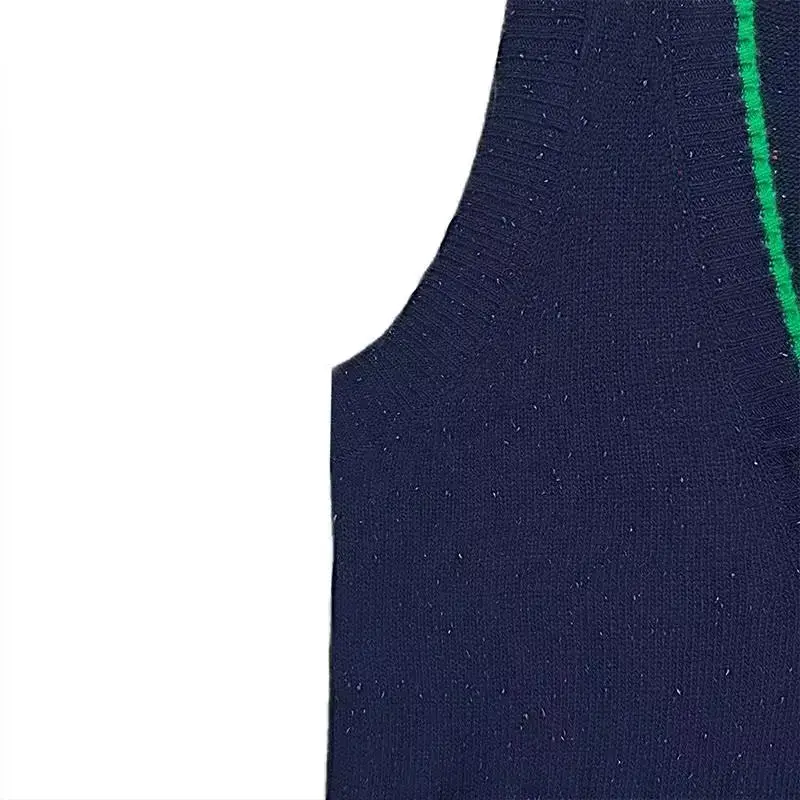 女性のためのcoロングニットベスト,2色カジュアルセーター,レトロなスタイル,Vネック,ノースリーブ,シック,トップス,2023
