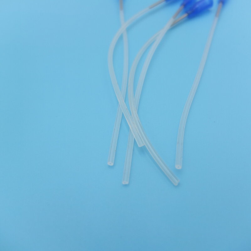리틀 버드 구강 위관 바늘, 긴 실리콘 소프트 튜브, 주사기 없음, 5 팩, 외경 2mm, 4 인치 (100mm)