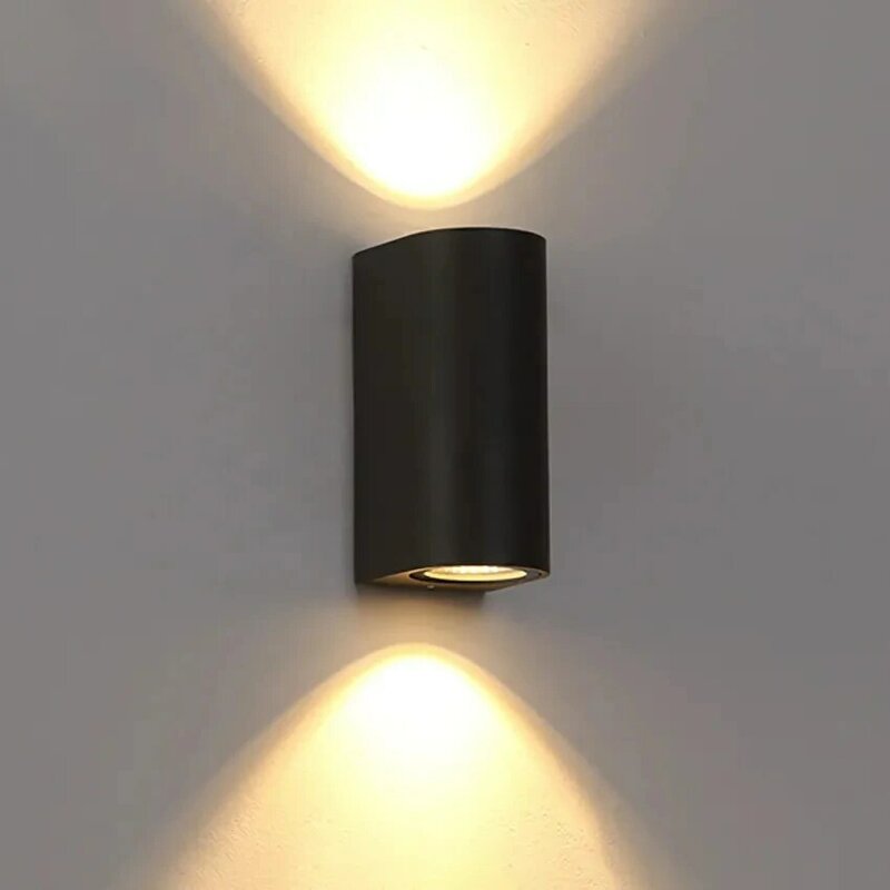 Светодиодная настенная лампа, наружная Водонепроницаемая настенная лампа IP65 для крыльца, сада, спальни, прикроватная декоративная алюминиевая лампа