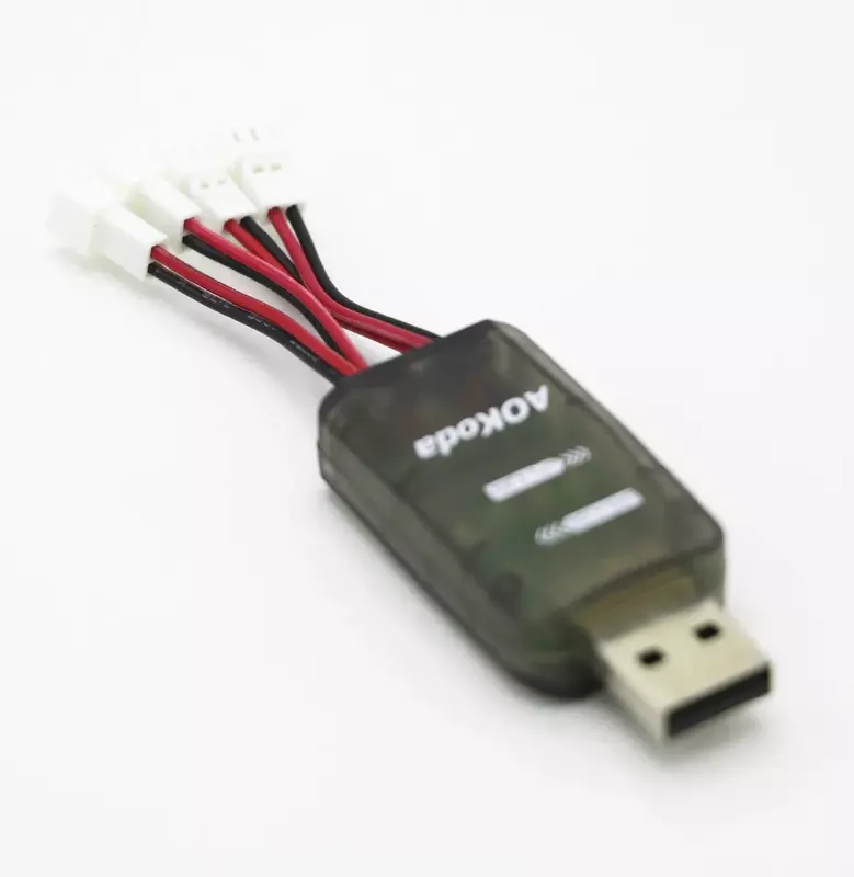 AOKoda CX405 4CH Micro USB Battery Charger For 1S Lipo LiHV Battery High Quality For RC Helicopter