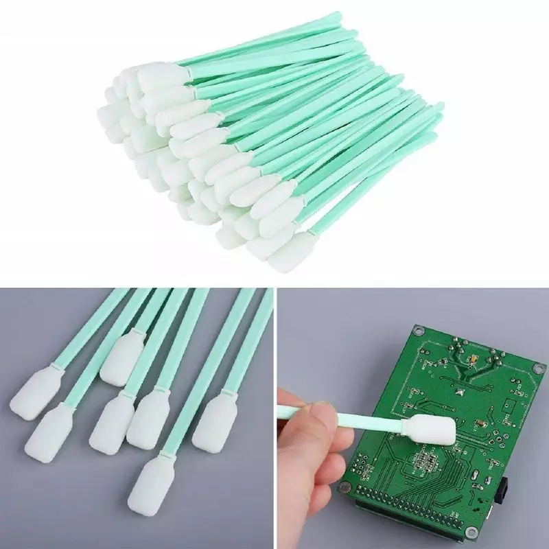 Dust Free Cloth Swab Wipe Single-sided Double-layer Cotton Swab Cleaning Tool Non-woven Anti-static Dust Removal Lens Protection