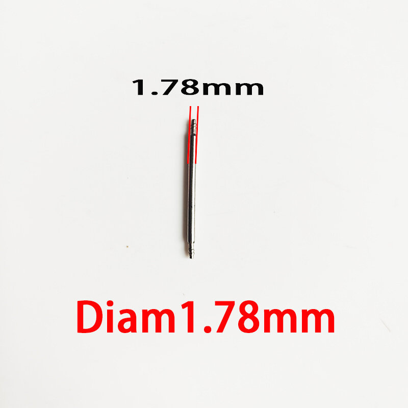 1.8mm 1000 buah 10-26mm gelang jam per bar tali Tautan pin perbaikan alat pembuat jam 14mm 16MM 18mm 20mm 22mm 24mm