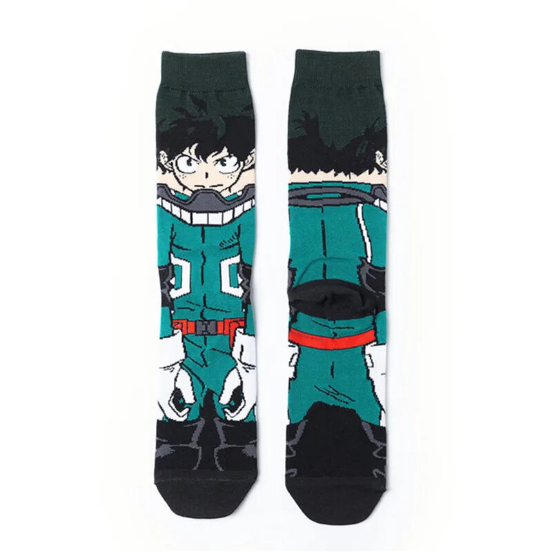 Костюм для косплея Аниме Boku no Hero Академия Bakugou Katsuki Todoroki Shoto, короткие носки для взрослых унисекс, аксессуары для одежды