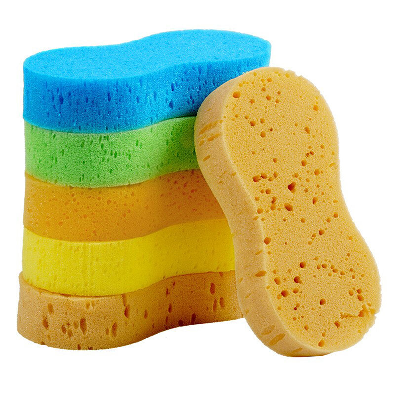 High-density Car Washing Sponges Large Honeycomb 8-shaped Sponges Block Car Cleaning Waxing Tools Cleaning Accessories