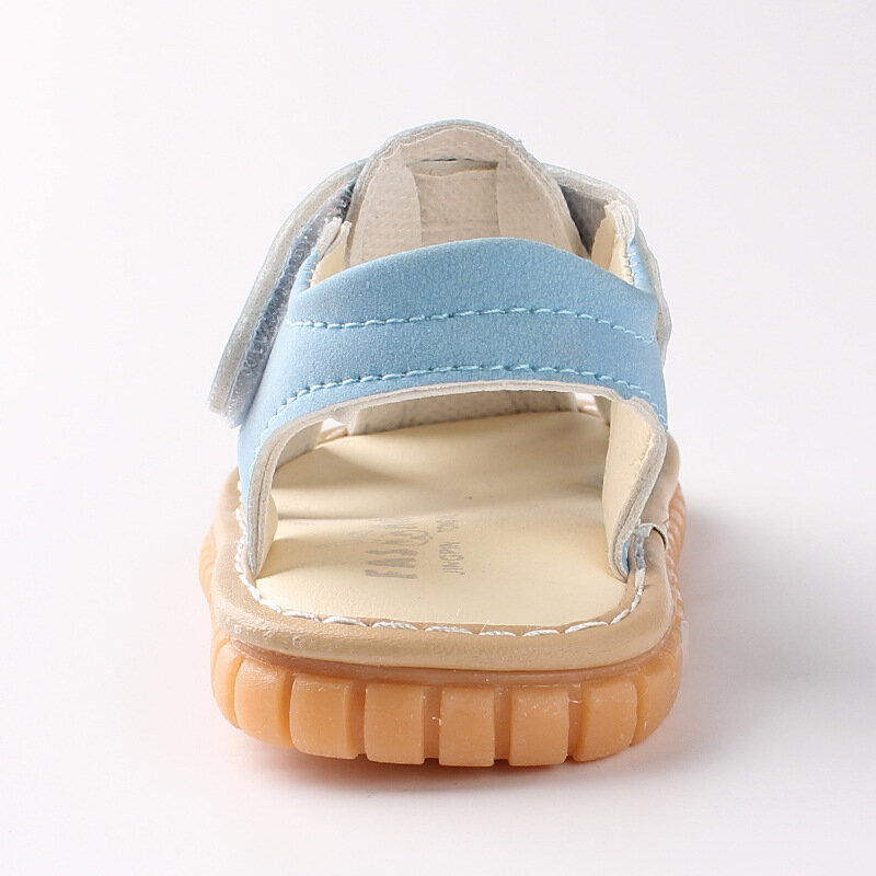 Sandales de premiers pas pour bébés garçons et filles, chaussures d'intérieur à semelle souple, pour la plage en été