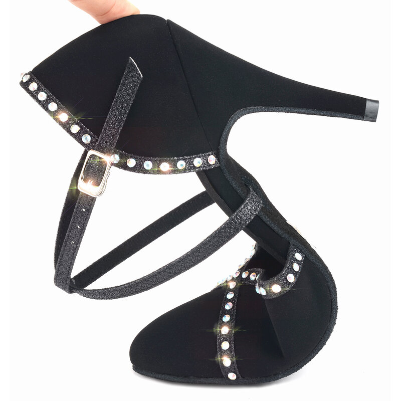 Chaussures de danse noires personnalisées Venus Lure pour femmes, talons hauts, professionnel, 2024, 10cm
