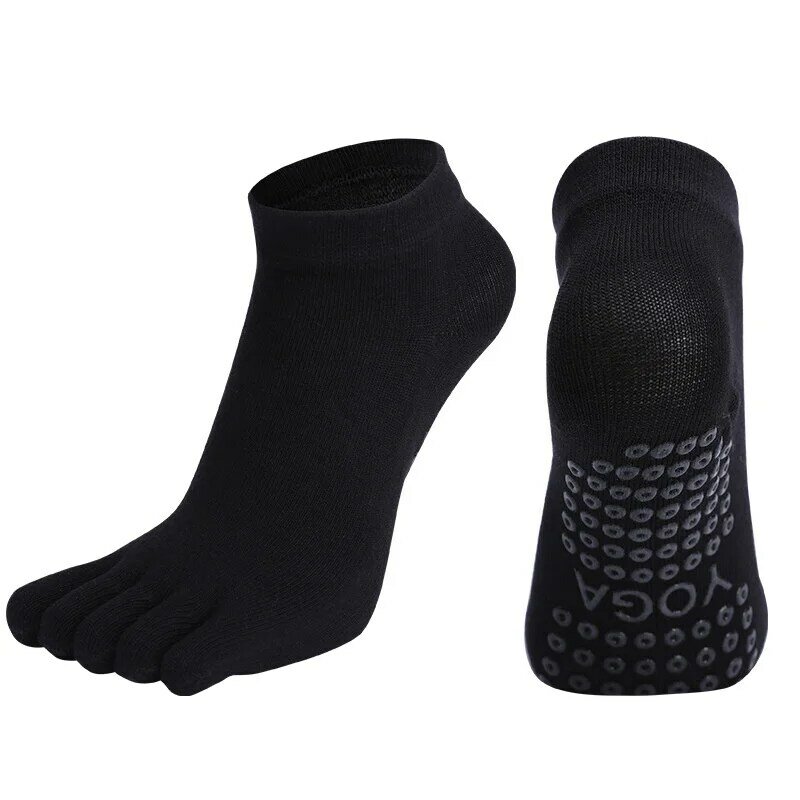 Chaussettes de Yoga sans orteils pour femmes, accessoires antidérapants à poignée collante pour Yoga, Barre, Pilates, danse, Ballet