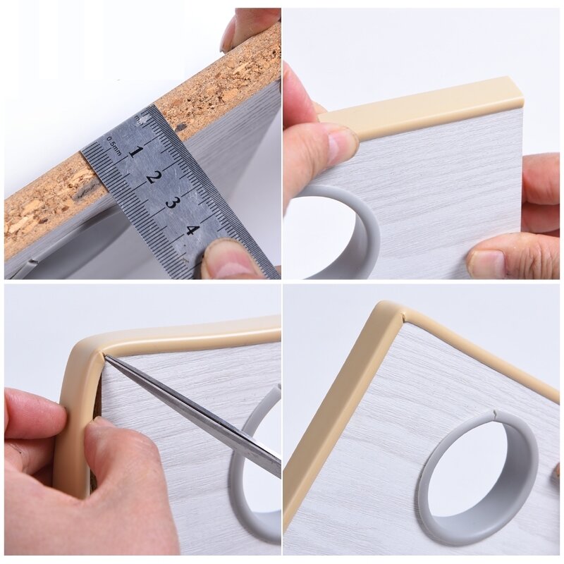 Self-Adhesive U Shaped Edge Banding Tape Furniture Wood Board Cabinet Table Chair Protector Cover Anti-collision TPE Seal Strip