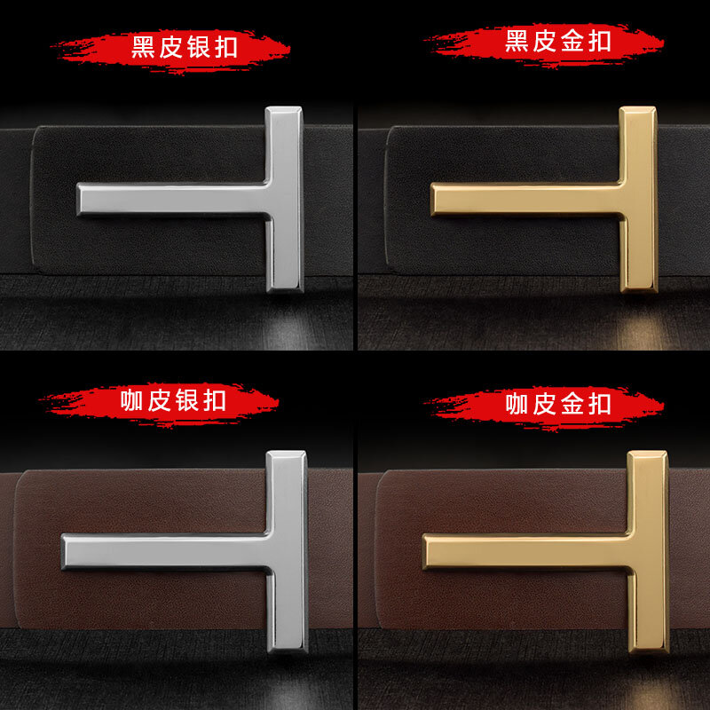 2023 new luxury high quality letter slide buckle designer belts men genuine leather famous brand 3.8cm Cowksin ceinture homme