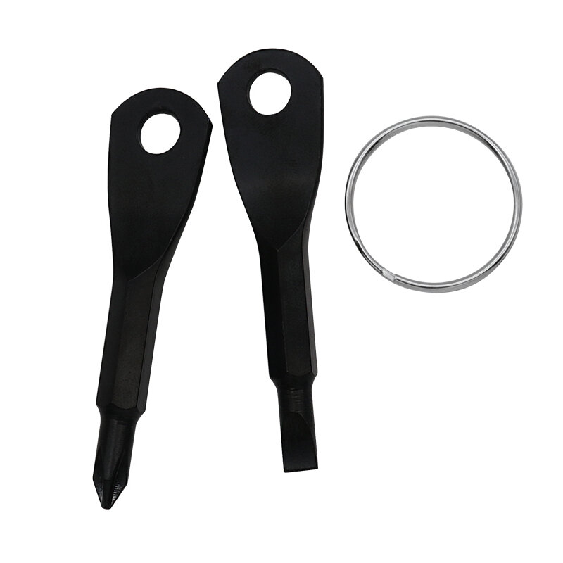 Draagbare Phillips Sleufschroevendraaier Sleutelhanger Multi Mini Pocket Reparatie Tool Gadget