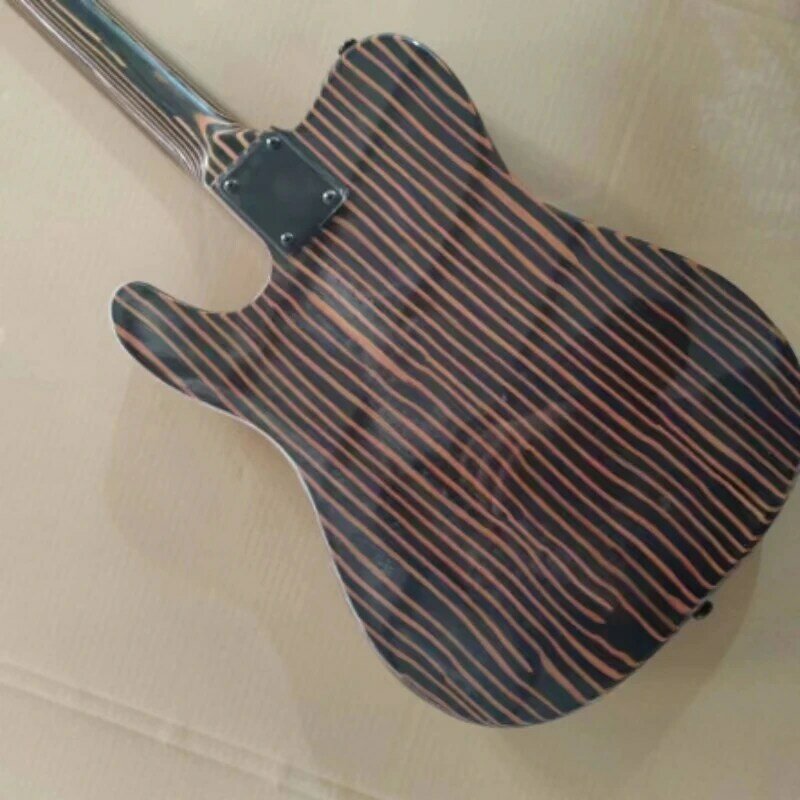 Guitarra TL de madera de cebra, modelo clásico con personalidad, bienvenido a comprar, admite personalización