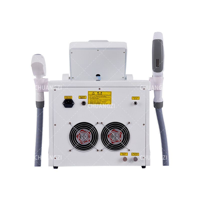 2023Hot 2 In 1 755nm Q Switched Nd Yag Laser Skin Whitening Tattoo Removal Machine IPL E-light Permanent Hair Removal Machine
