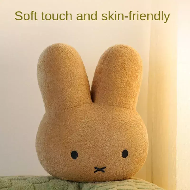 Miffy 귀여운 토끼 봉제 장난감, 아기 편안한 베개, 앉은 방 소파 침대 옆 베개, 만화 사무실 등 쿠션
