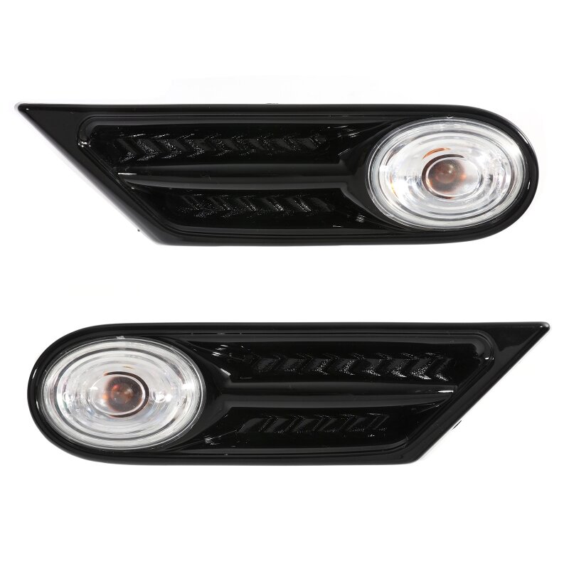2 قطعة سيارة الجانب مؤشر ضوء تدفق إشارة LED بدوره ضوء مصباح علامة ديناميكية لسيارات BMW MINI R56 R57 R58 R59 2007-2013