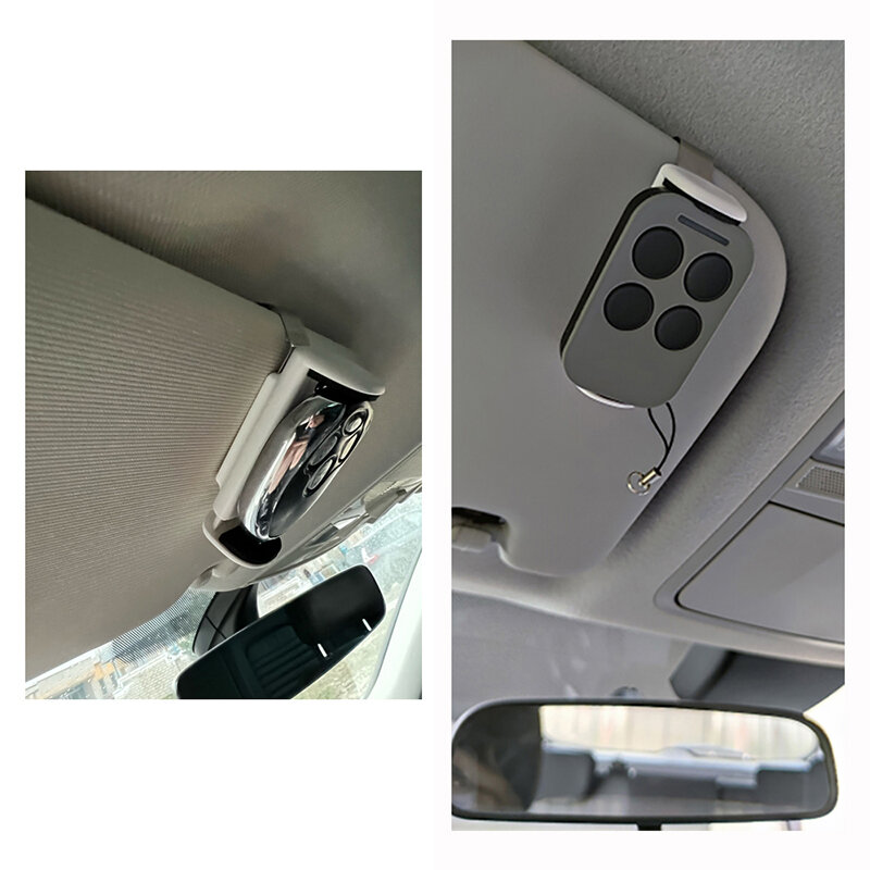 Newest Car Key Holder Car Sun Visor Clip 47mm-70mm Adjustable Garage Door Gate Remote Control Clip Transmitter Command Holder
