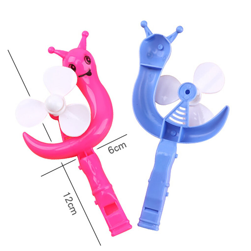 2PC Creative Cartoon Snail Whistle Windmill Sounding Whistle Children's Holiday Gift Toys Hot Selling Children's Toys