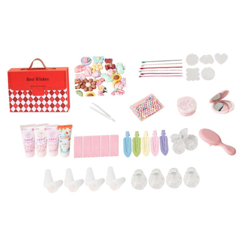Simulation Cream Glue Set Comb DIY Material for Beginners Adults Girls Boys