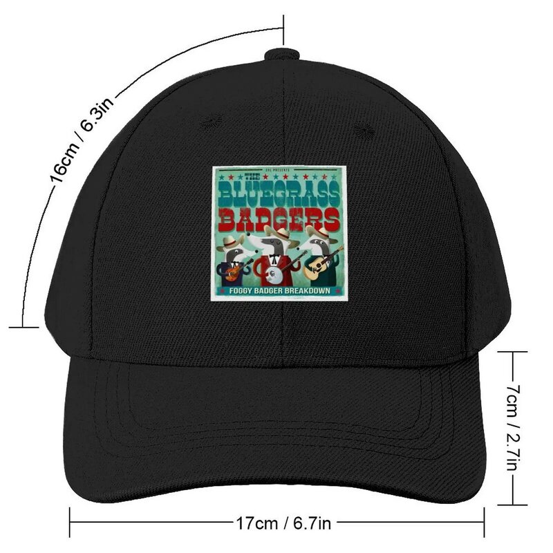 The Bluegrass Badgers หมวกเบสบอลหมวก Snapback หมวกกอล์ฟแบรนด์หรู Trucker ผู้หญิงชายหาดของผู้ชาย