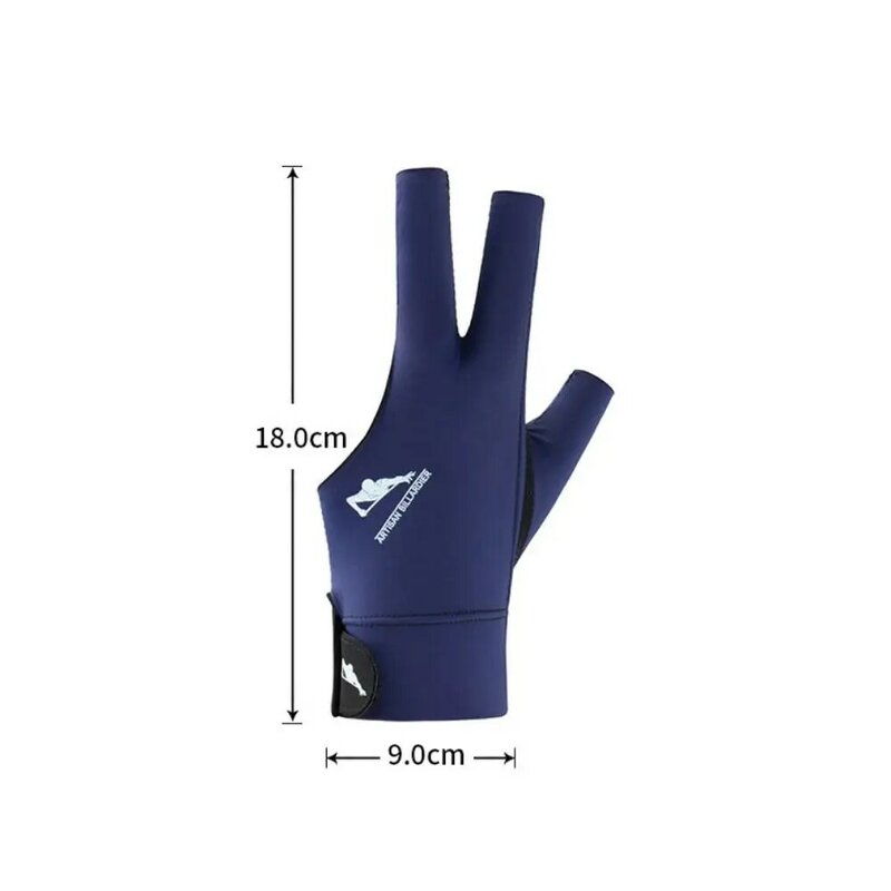 Elasticity Billiards Gloves Non-slip Anti-sweat Three Finger Gloves Single Piece Wear-resistant Open 3 Fingers Gloves