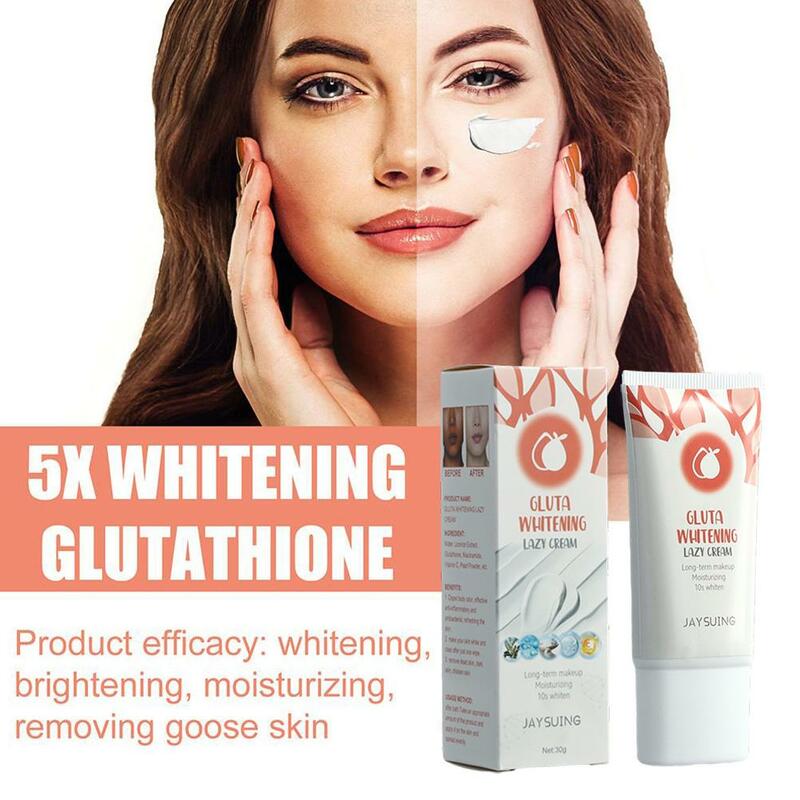 10pcs/lot Lazy  Moisturizing Lifting Skin Repairing Acne Cream  Brightening Body Skin Complexion Whitening Face Care