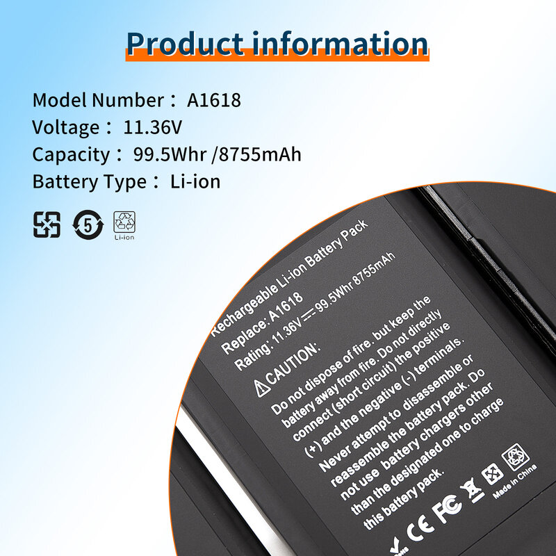 Аккумулятор BVBH A1618 для Apple MacBook Pro, 11,36 в, 2015 Вт/ч, 15 дюймов, Retina A1398, 00079 год, 020-, MJLQ2LL/A, MJLT2LL/A, с инструментами