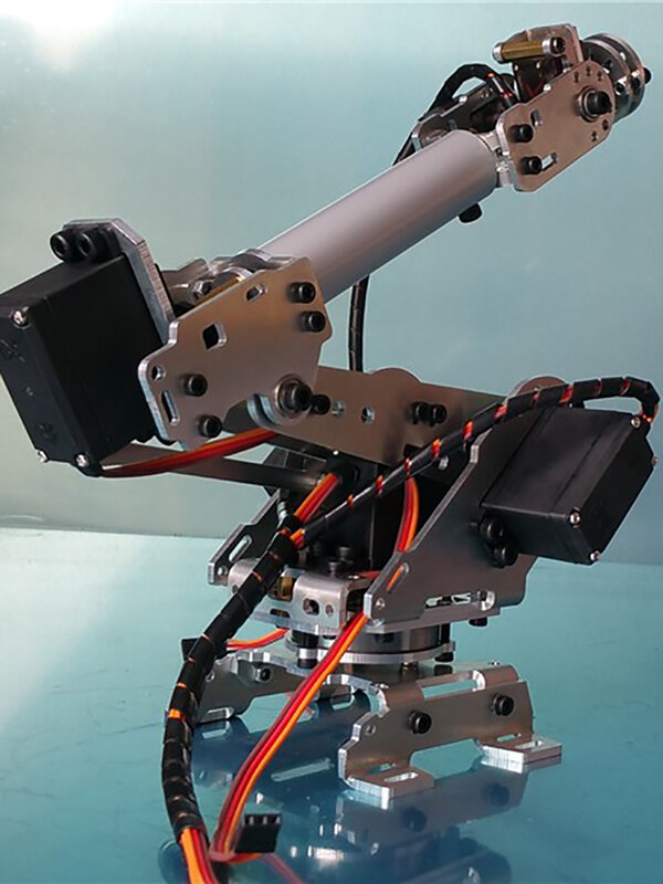 Multi-Dof Robotarm Abb Industriële Manipulator Klauwgrijper Met Mg996r Voor Arduino Robot Diy Kit Naar 6-assige Robotarm Project