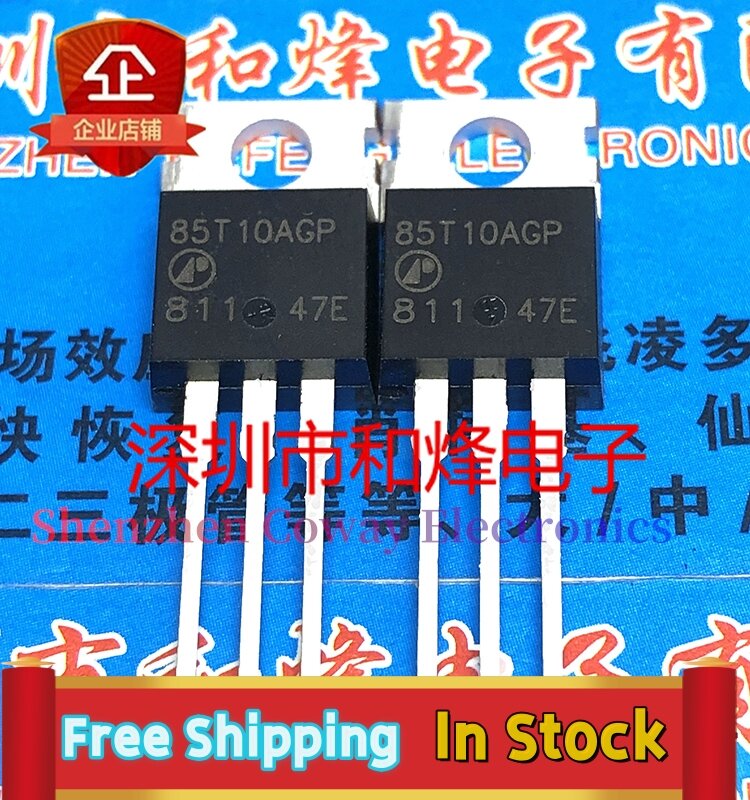 10PCS-30PCS  AP85T10GP  85T10GP  TO-220 MOS   In Stock Fast Shipping