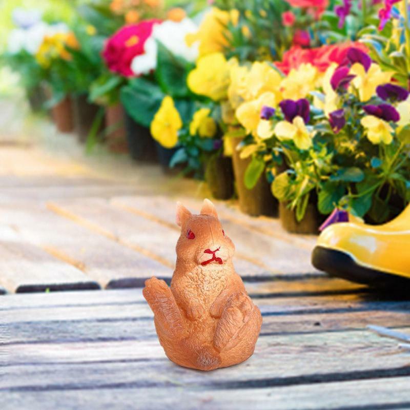 Mini figurine de lapin de Pâques, jouets d'animaux réalistes, ensemble de jeu 3D, décorations de gâteau, fournitures de fête d'anniversaire