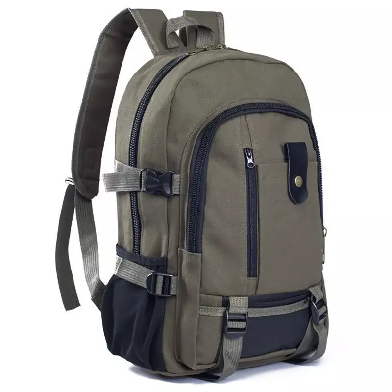 New Casual Camping Male Backpack Laptop Backpack Hiking Bag Large Capacity Men Travel Backpack Canvas Fashion Youth Sport Bags