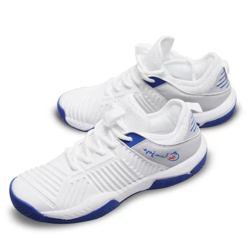 New Color Blue Kid Adult Fencing Shoes Non Slip Indoor Breathable Fencer Sneakers Size 31-45 Men Table Tennis Badminton Shoes