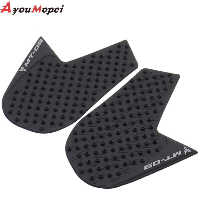 Motorcycle Anti Slip Fuel Tank Pad Side Gas Knee Grip Stickers Accessories For Yamaha MT09 MT-09 2014-2020 2018 2019 Decals