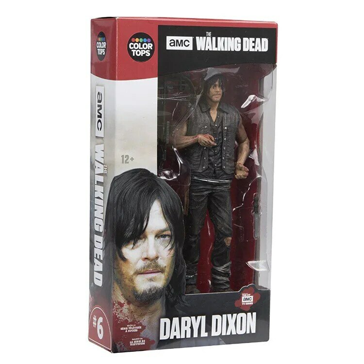 Figura de acción de The Walking Dead, colección de juguetes con caja, Rick Grimes, Daryl, XON, Negan, regalo de Navidad, 15cm, novedad