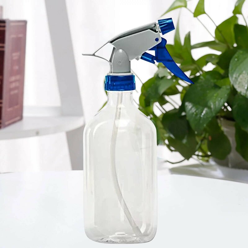 2 Kunststoffs prüh flaschen klares leeres Sprüh flaschen sprüh gerät mit einstellbarer Düse für Reinigungs lösungen Küchen garten haar