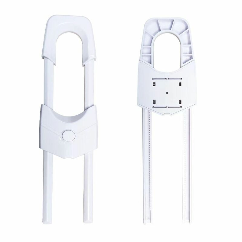 U Shape Children Home Protection ABS Plastic Safety Lock Baby Safety Adjustable Multi-function Baby Cabinet Locks