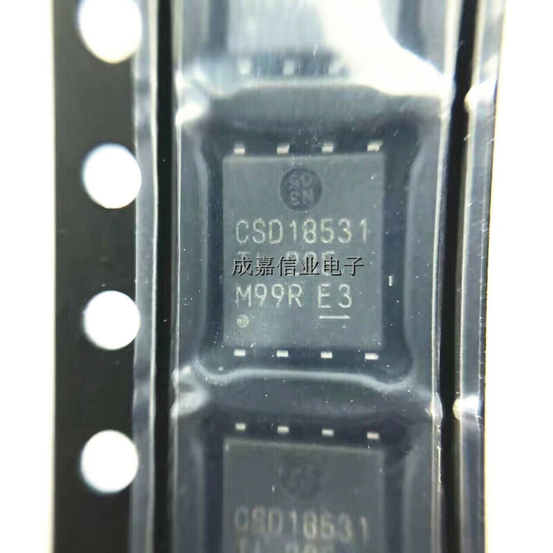10 pièces/lot CSD18531Q5A marquage VSONP-8; CSD18531 MOSFET 60V 100A 4.6 MOhmsN-canal Bâle FET puissance température de fonctionnement:- 55 C-+ 150C