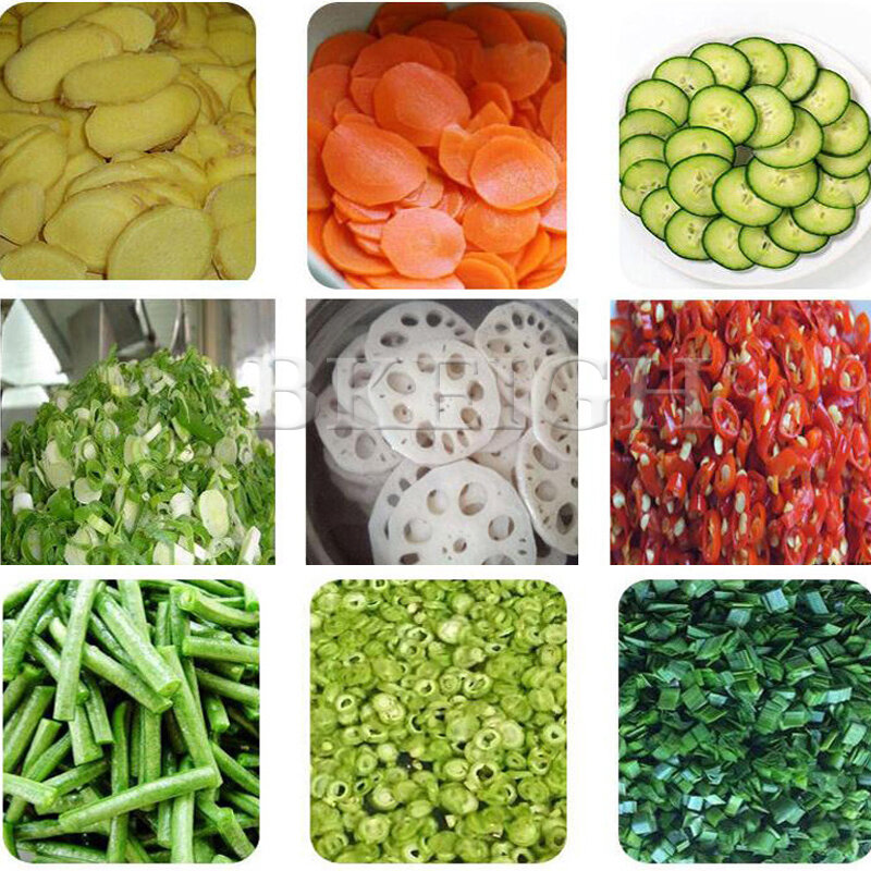 Cortador de verduras automático pequeño comercial, triturador multifuncional de zanahoria, patata, pepino y cebolla
