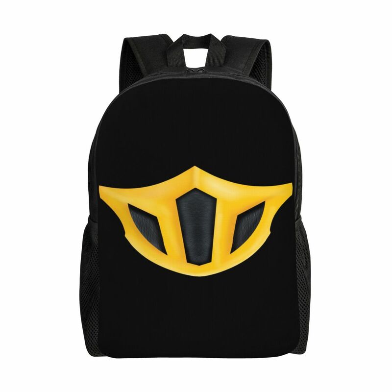 Рюкзак для женщин и мужчин Mortal Kombat Ermac, вместительная сумка для студентов колледжа, подходит для ноутбука, файтингов, игр