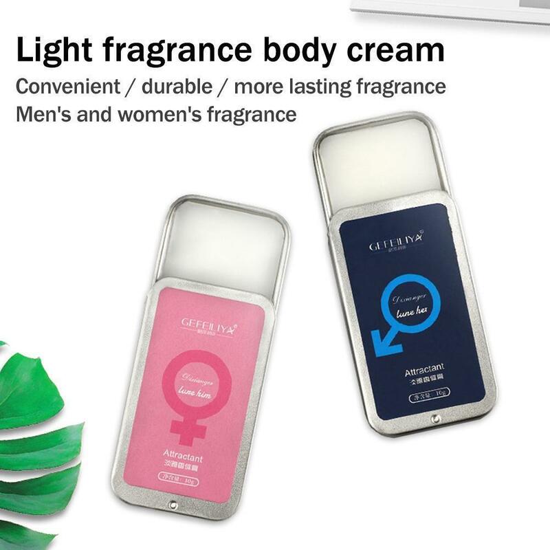 Perfumy feromonowe dla mężczyzn i kobiet z solidnym balsamem modna dama kobieca, długotrwała, kwiatowa dezodorant zapachowy