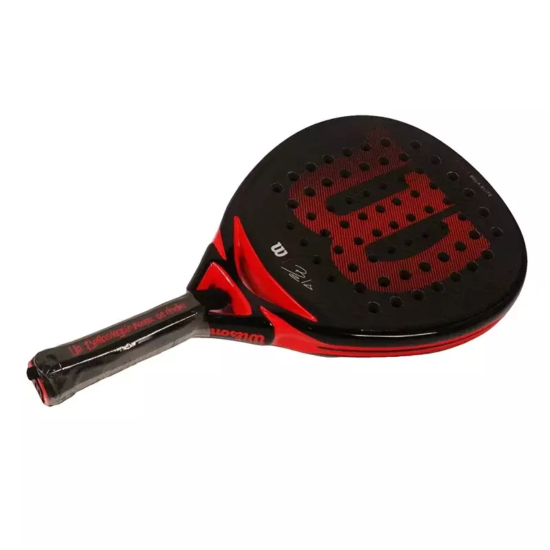 2024 New Professional Padel Paddle Tennis Racket Soft Face Carbon Fiber Soft EVA Face Sports Racquet Outdoors Equipment