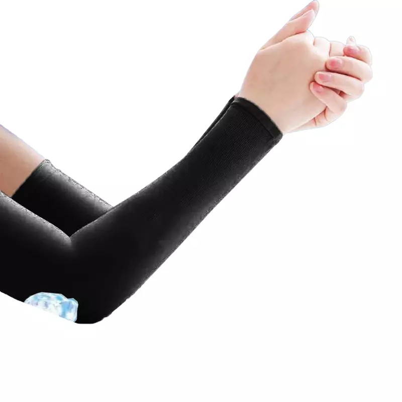 Modne letnie lodowy jedwab plażowe z filtrem przeciwsłonecznym ochrona przed słońcem przed promieniowaniem UV do jazdy sportowej dla kobiet rękawy na rękaw ochronny