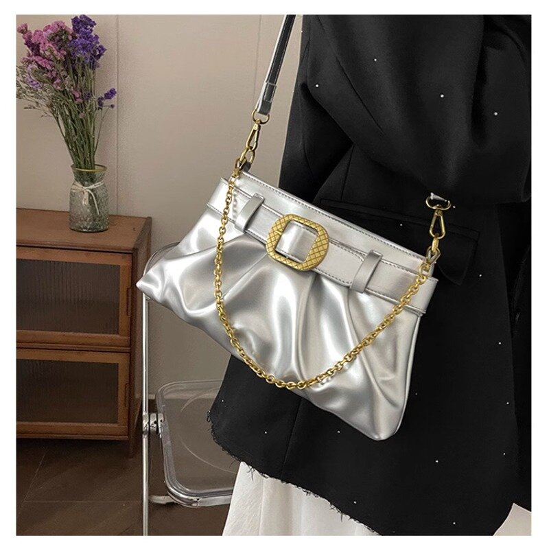 Brand Design Chain Shouler Crossbody Bags for Women Handbags and Purses New Vintage Ladies Messenger Bags Luxury High Qulaity