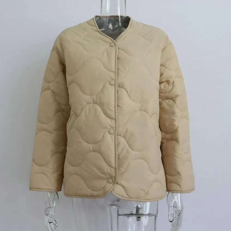Женское однобортное пальто на пуговицах, однотонный теплый винтажный Повседневный Кардиган с воротником-стойкой и длинными рукавами, зимнее пальто
