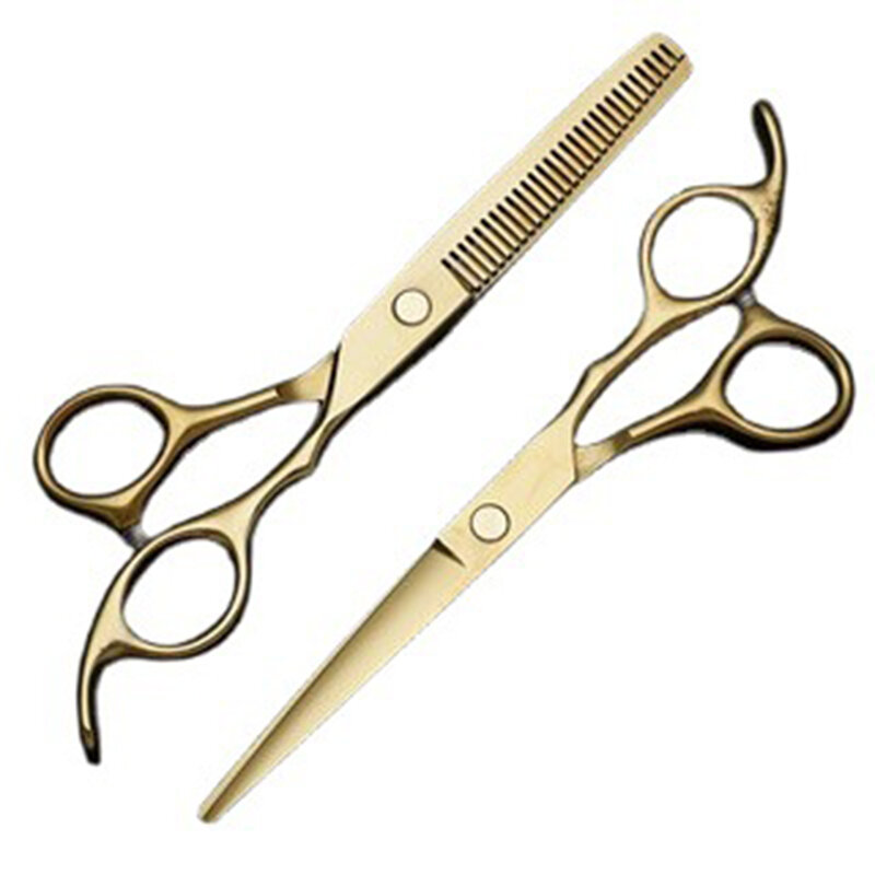 Gunting rambut profesional 6 inci, pemangkas pemotong rambut, Gunting Set untuk penggunaan rumah tangga