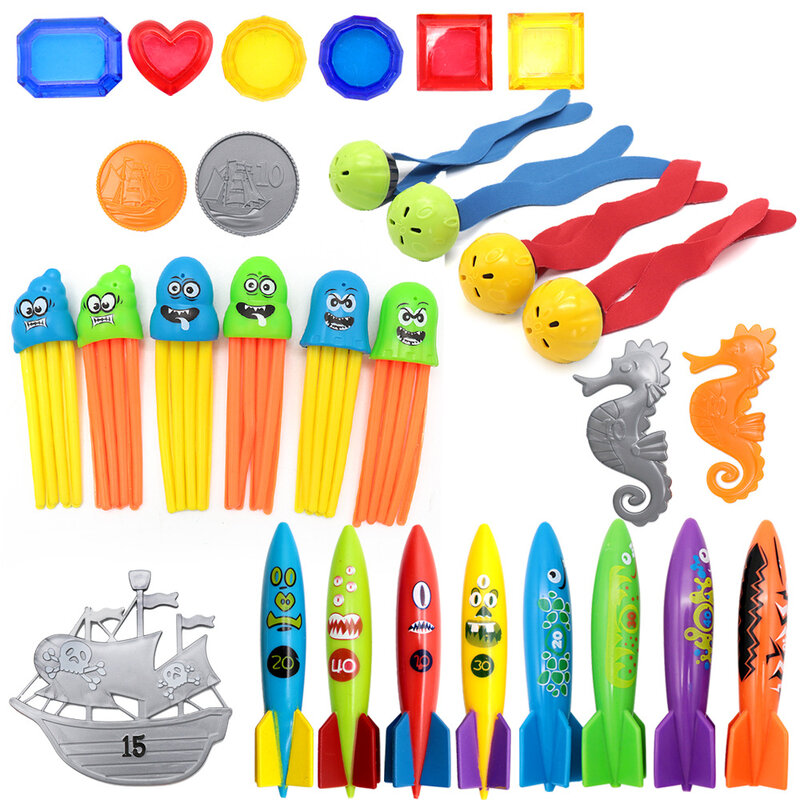 Детский бассейн-осьминог, игрушки для дайвинга, забавная игра-Осьминог для дайвинга, водные игрушки, забавные игрушки для подводной тренировки и ванны